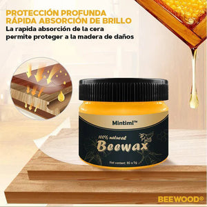 Cera Restauradora de Muebles BeeWax - 100% Natural